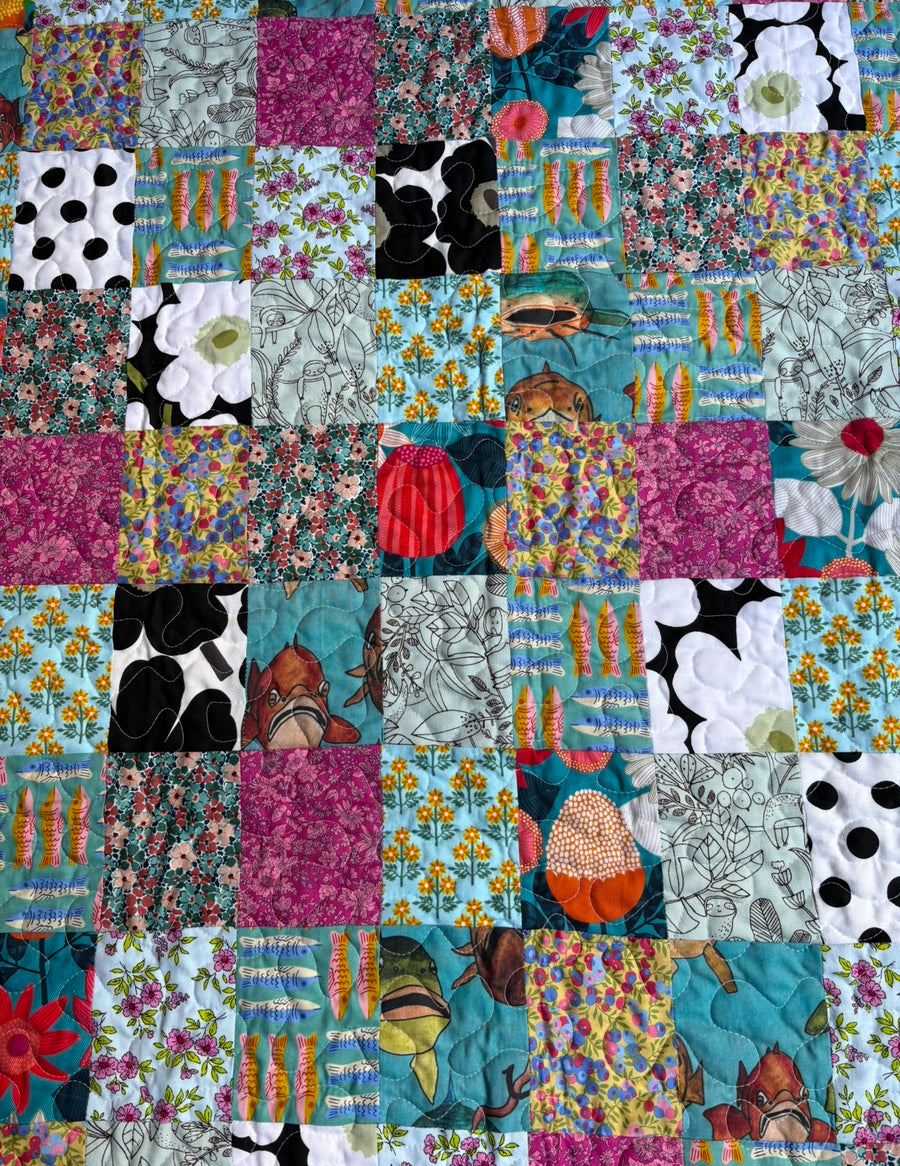 Large Marimekko Cot Quilt