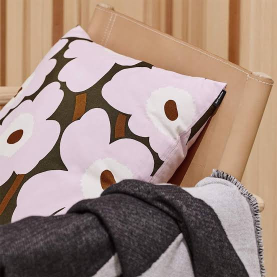 Marimekko Unikko Cushion Pink 50 x 50